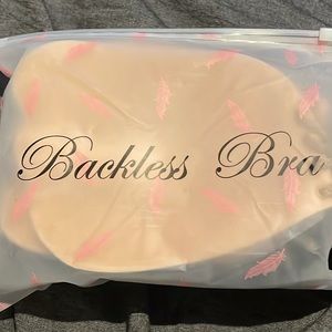 Backless sticky bras